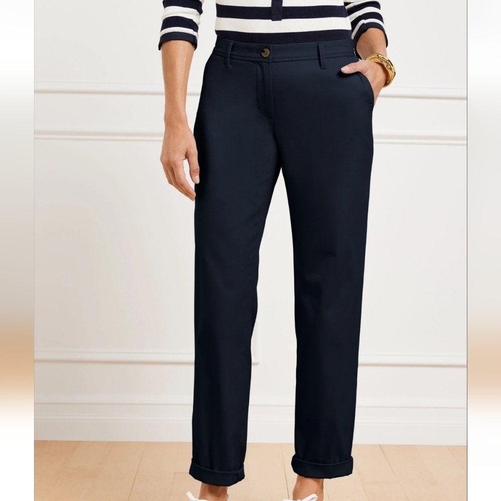 Talbots Relaxed Chinos navy blue 10P